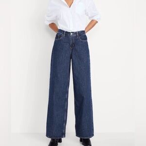 Old Navy Jeans Wow Wide Leg 100% cotton Womens 8